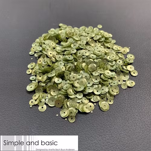 Sequins, simple and basic, Spring Green SBS117