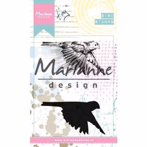 Cling stamp marianne design MM1618 bird