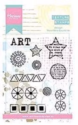 clearstamp marianne design Mixed media Art  MM1621