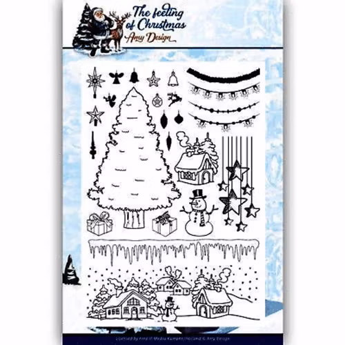 clearstamp Amy design ADCS10019 christmas