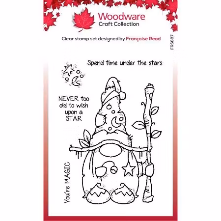 Woodware Clearstamp "Celestial Wizard" FRS887