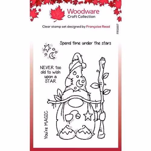 Woodware Clearstamp "Celestial Wizard" FRS887