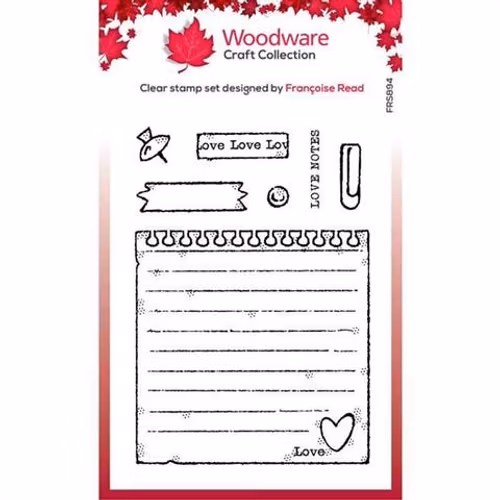 Woodware Clearstamp "Love Notes" FRS894