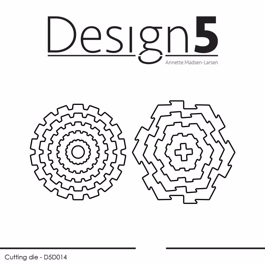 Design5 Dies - Gear & game pieces D5D014