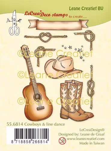 Leane Clearstamp  “Cowboys & Line Dance” 55.6814