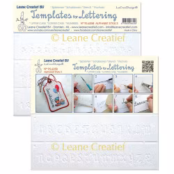 LEANE Stencil “Handlettering Alphabet Style 3” 95.6258