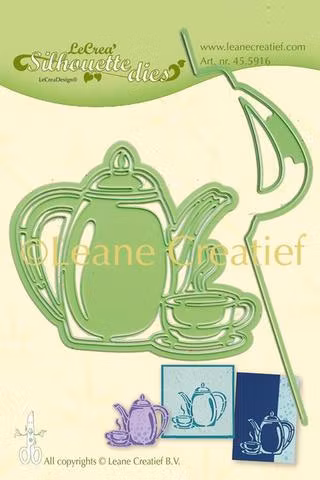 LEANE DIE CUT/EMB "Coffee Time" 45.5916