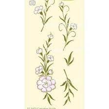 LEANE Clearstamp "Carnation Swirls” 55.5473