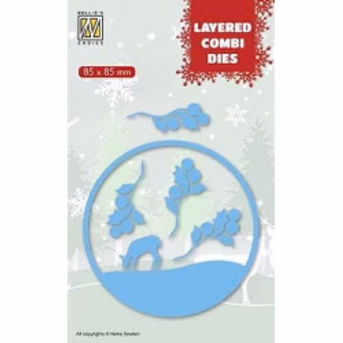 Nellie Snellen Layered Combi Dies “Christmas Deer - B" LCDCD002