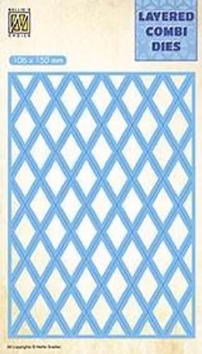 Nellie Snellen Layered Combi Dies “Lattice - B” LCDL002