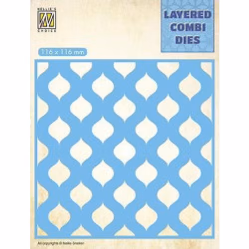 Nellie Snellen Layered Combi Dies “Drops - B” LCDD002