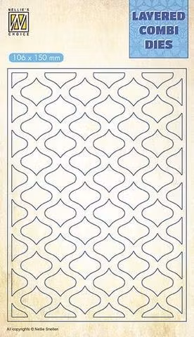 Nellie Snellen Layered Combi Dies “Eastern Oval - A” LCDE001