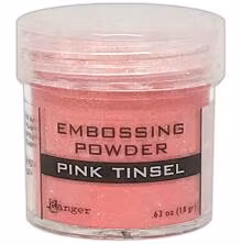 Embossing powder, Ranger - Pink Tinsel