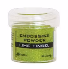 Embossing powder, Ranger - Lime Tinsel
