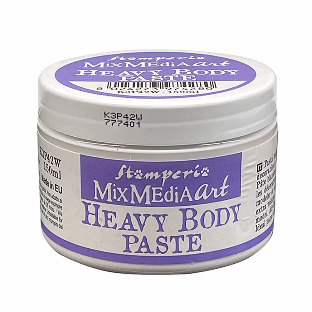 Stamperia - HEAVY BODY PASTE ML 150 WHITE