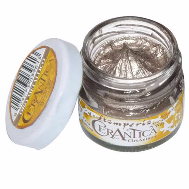 Stamperia - ANCIENT WAX ML 20 ML - METALLIC SILVER