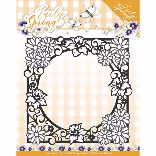 Precious Marieke Die - spring flower frame PM10110