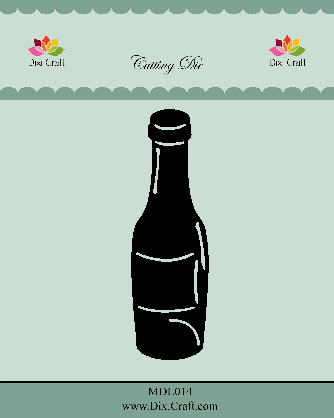 Dixi craft Dies - bottle MDL014