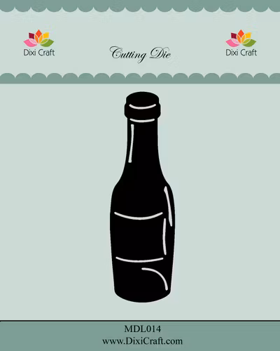 Dixi craft Dies - bottle MDL014