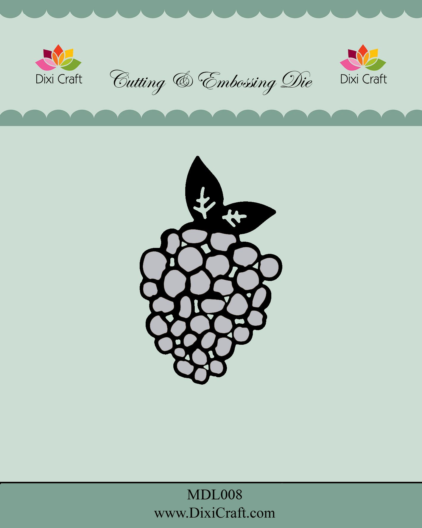 Dixi craft Dies - raspberry MDL008