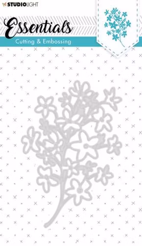 Studio Light Dies - flower STENCILSL307