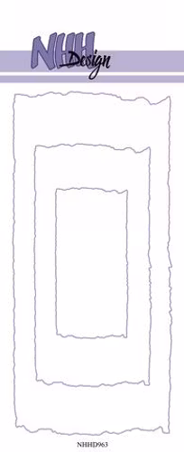 NHH design dies - Torn Paper Slimline NHHD963