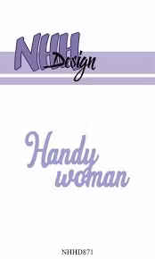 NHH design dies - Handy woman NHHD871