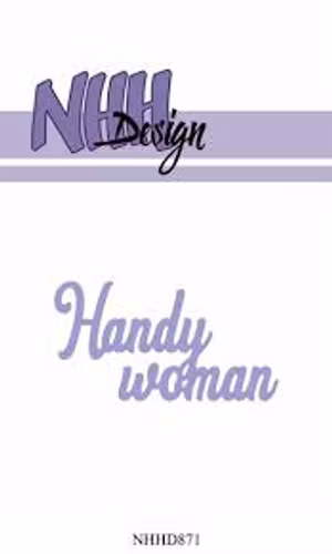 NHH design dies - Handy woman NHHD871