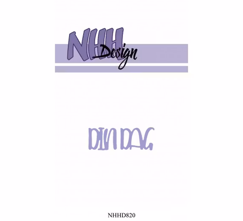 NHH design dies - Din Dag NHHD820