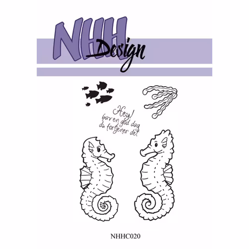 NHH design stamp - Sjöhästar NHHC020