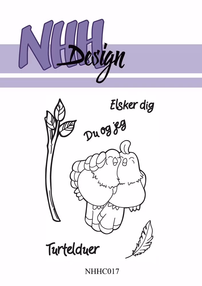 NHH design stamp - fåglar NHHC017