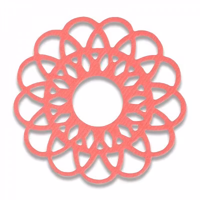 Sizzix Thinlits Die 661787 - Dainty Doily Mini