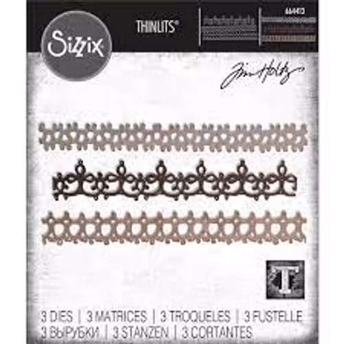 Sizzix Thinlits Die 664413 - crochet #2 by tim holtz