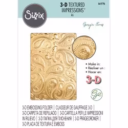 Sizzix embossingfolder -  664796 paisley