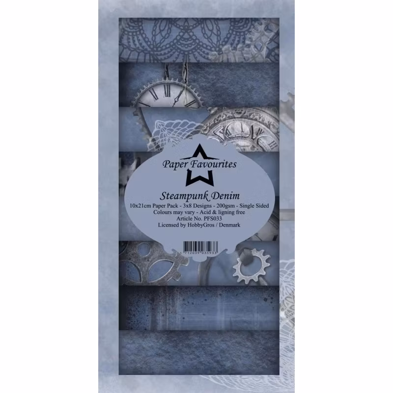 Paper Favourites pack Slim - Steampunk Denim