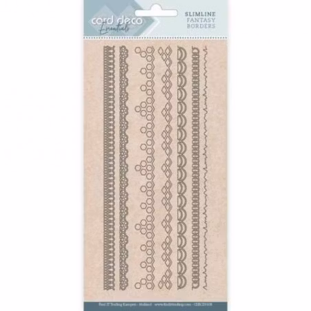 Card deco dies - Slimline Fantasy Borders CDECD0108
