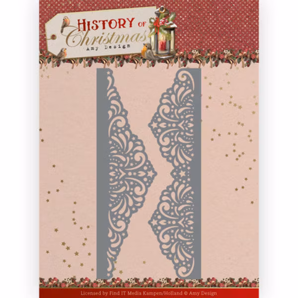 Amy design -  Lacy Christmas Borders ADD10247