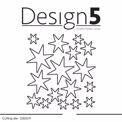 Design5 Dies - Stars D5D019