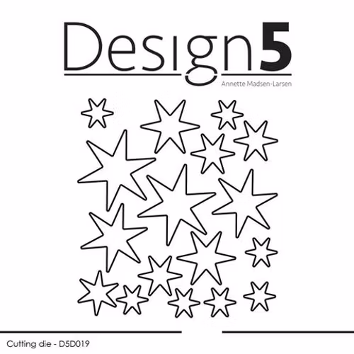 Design5 Dies - Stars D5D019