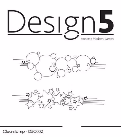 Design5 clearstamps - Mixed Media Borders D5C002