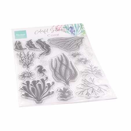clearstamp marianne design CS1062 Colorfull Silhouette - Coral