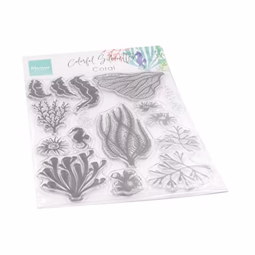 clearstamp marianne design CS1062 Colorfull Silhouette - Coral