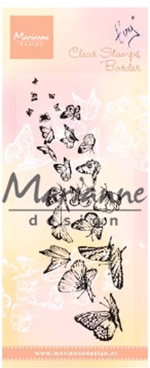 clearstamp marianne design TC0870 Tiny's border - Butterflies
