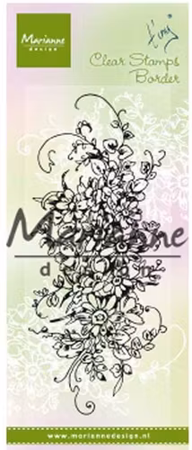 clearstamp marianne design TC0872 Tiny's border - Bouquet