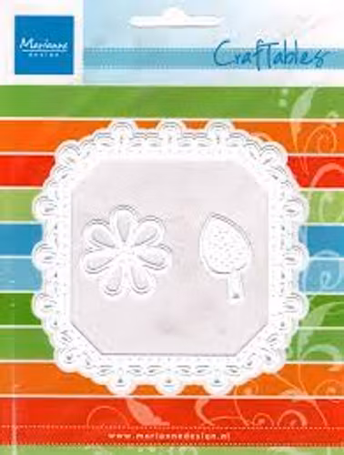 Marianne Design Die - CR1249 Square & Flower Stitch