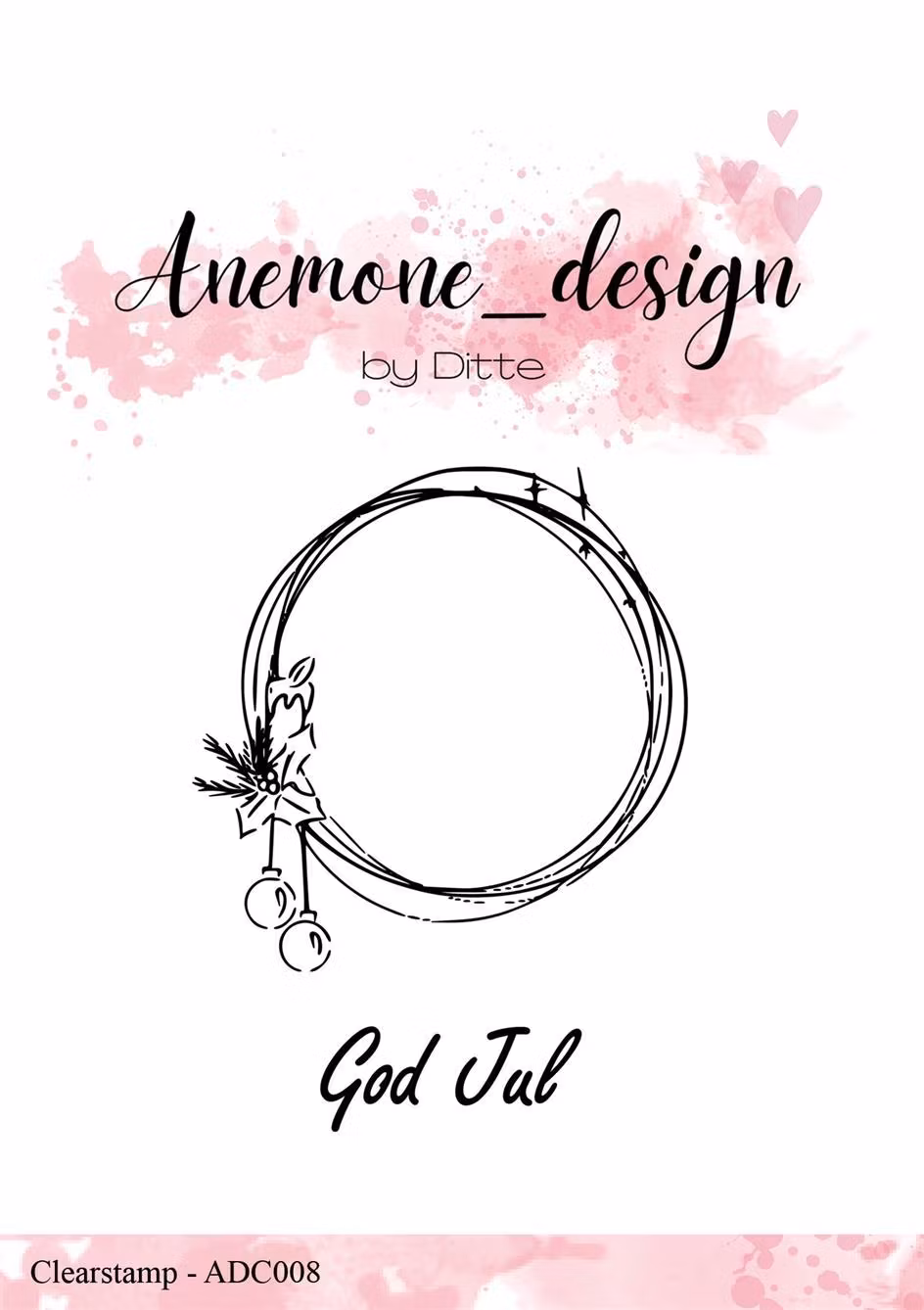 Anemone Stamp - God Jul ADC008