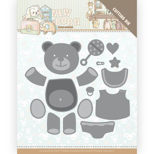 YVONNE DESIGN DIE YCD10232 build up bear
