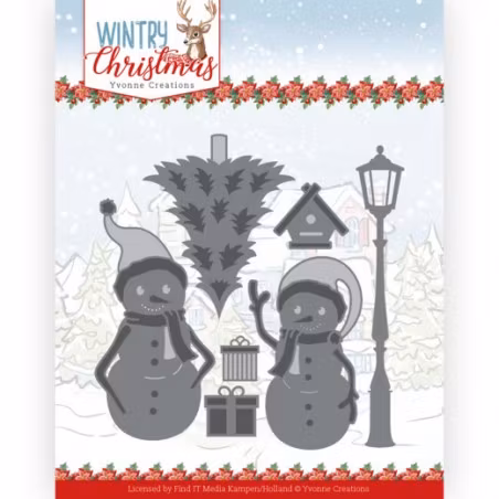 YVONNE DESIGN DIE Snow Friends YCD10244