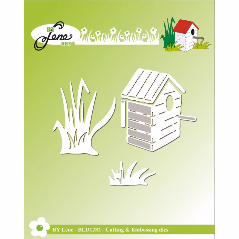 By Lene Dies - Birdhouse & Grass BLD1282