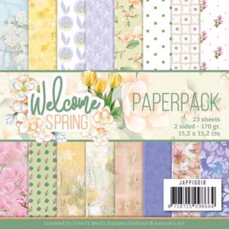 Paperpack 6x6 Jeanines art - JAPP10018